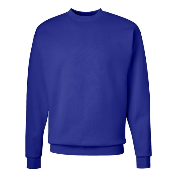 Unisex Ecosmart 50/50 Crewneck Sweatshirt - DEEP ROYAL - 2XL