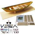 thumbnail image 1 of Model Shipways Lowell Grand Banks Dory 1:24 Scale Wooden Ship Model Kit – Beginner Level 1 – Complete Craft Kit for Adults with Tools, Paint, and Glue Included, 1 of 5