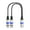 Blue, variant on CIYISON Splitter Cord 3Pin Male to Double Female Balanced Microphone Audios Cable