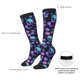 thumbnail image 4 of Balery purple Skull flower Calcetines novedosos Calcetines deportivos Calcetines hasta la rodilla Calcetines de algodón Calcetines originales y geniales, 4 of 6