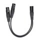 thumbnail image 2 of Cable XLR Macho a Doble XLR Hembra para Micrófono ANGGREK, 2 of 8