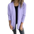 thumbnail image 5 of VISALY Long Cardigans Long Sleeve Cardigan Women's Fashion Clothes for Every Occasion Cotton Linen Cardigan Summer Chic Open Front Cardigan Thin Cardigans Lightweight Pink S, 5 of 9