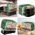 thumbnail image 2 of Renewold 2 Slice Santa Toaster Cover Anti Dirty Anti-Fingerprint Protector Christmas Ball Kitchen Appliance Cover Wear Resistant Wide Slot Microwave Toaster Oven Covers, 2 of 6