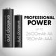 thumbnail image 2 of Pilas recargables Panasonic eneloop pro AA 2500 mAh, paquete de 4, 2 of 7