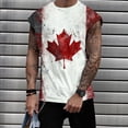 thumbnail image 1 of Camiseta sin mangas de cuello redondo para hombre, informal, a la moda, con estampado, sin mangas, deportiva, de poliéster, 1 of 5