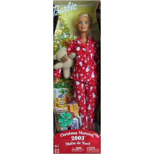 barbie christmas morning