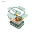 thumbnail image 3 of Contenedor de alimentos Kochstelle Hermético de Vidrio con cubiertos Verde, 3 of 7