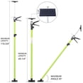 thumbnail image 2 of 2Pack Adjustable Support Pole with Carry Bag, Steel Multiuse Support Rod for Jacks Drywalls Cabinets, 45 to 114 Inch, 2 of 10