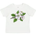 thumbnail image 3 of Inktastic Beautiful Apple Blossom Flowers on Branch Boys or Girls Toddler T-Shirt, 3 of 5