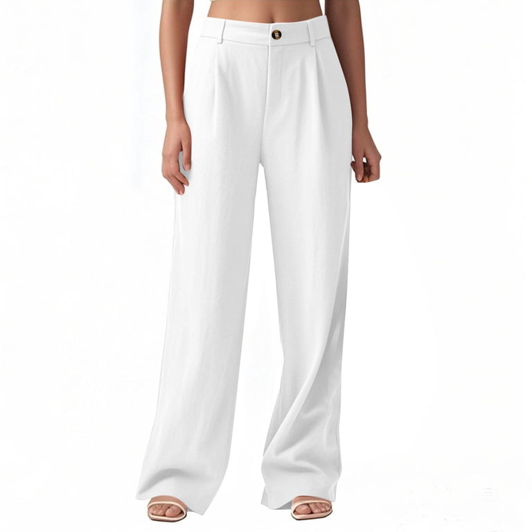 Bzhegqhd Women's Linen Blend Wide Leg Dress Pants office to Dinner Trousers Elastic Waist Hidden Zipper Pockets Business Professional Breathable Summer Work Attire Minimalist Chic Pants - Walmart.com Bzhegqhd Women's Linen Blend Wide Leg Dress Pants office to Dinner Trousers Elastic Waist Hidden Zipper Pockets Business Professional Breathable Summer Work Attire Minimalist Chic Pants - Walmart.com