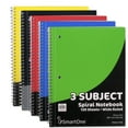 thumbnail image 4 of 20 Pack of Bulk Wholesale 3 Subject 120 Sheet Wide Ruled Lined Spiral Notebooks in Assorted Colors, 4 of 9