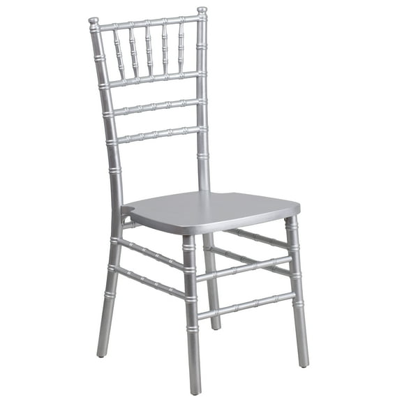 Flash Furniture Silver Wood Chiavari Chair
