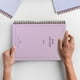 thumbnail image 3 of Set de 2 Libretas AGBOX Spring Note Pasta Dura Rosa y Blanco 80 hojas, 3 of 5