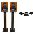 thumbnail image 2 of 2) Rockville DPM6C Dual 6.5" 420 Watt Active Studio Monitors+36" Stands+Pads, 2 of 12