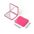 thumbnail image 2 of QAOlDH Pocket/Purse Mirror, 1X/3X Magnification LED Small Compact Travel Makeup Mirror with Light, 2-Sided, Portable, Folding, Handheld for Gift, 2 of 5