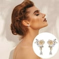 2024 Fashion 925 Sterling Silver Stud Earrings Cute Flower Ear Studs