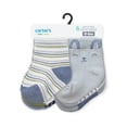 thumbnail image 2 of Carter's Child of Mine Infant Boy Crew Socks, 6 Packs, Sizes 0-6 Months, 2 of 2