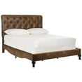 thumbnail image 3 of Safavieh Hathaway Modern Tufted Bed Frame with Nail Heads, 3 of 7