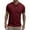 A0364-Wine, variant on QUINDOS Collared Shirts for Men Short Sleeve Casual Polo Shirts Loose Solid Workout Moisture Wicking T-shirts