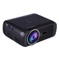 thumbnail image 3 of Mini Proyectores Portátiles 1080P Video 800x480 Para Home Party JP Black Negro BLESIY Mini proyector, 3 of 8
