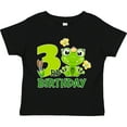 thumbnail image 3 of Inktastic 3rd Birthday Princess Frog Girls Toddler T-Shirt, 3 of 5