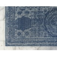 thumbnail image 6 of Unique Loom Bromley Collection Area Rug - Wells (2' x 8' 8" Runner Navy Blue/Ivory), 6 of 6