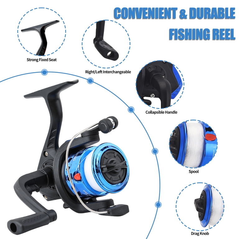 iFaveorr 70 inch Fishing Rod and Reel Combos, EVA Material Grip, Telescopic Fishing Gear with Reel Combo Kit with Tackle Box Fishing Line, Gift for ... iFaveorr 70 inch Fishing Rod and Reel Combos, EVA Material Grip, Telescopic Fishing Gear with Reel Combo Kit with Tackle Box Fishing Line, Gift for ...