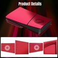 thumbnail image 4 of Slim Disc Edition Cover Plates with Cooling Vents for New PS5 Slim Console, Shell Panels for PlayStation 5 Slim Accessories Protective Replacement Faceplate (Volcanic Red), 4 of 5