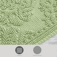 thumbnail image 2 of Jean Pierre Ricardo Cotton Fringe 21 x 34 in. Bath Rug, Sage Green, 2 of 7