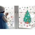 thumbnail image 1 of Walplus Self Adhesive Christmas Tree and Silver Snowflakes Window Home Decor Wall Decals 27.56" x 27.56", 1 of 5
