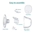 thumbnail image 4 of Extractor de leche eléctrico doble portátil, extractor de leche silencioso, invisible, manos libres Irfora Extractor de leche, 4 of 7