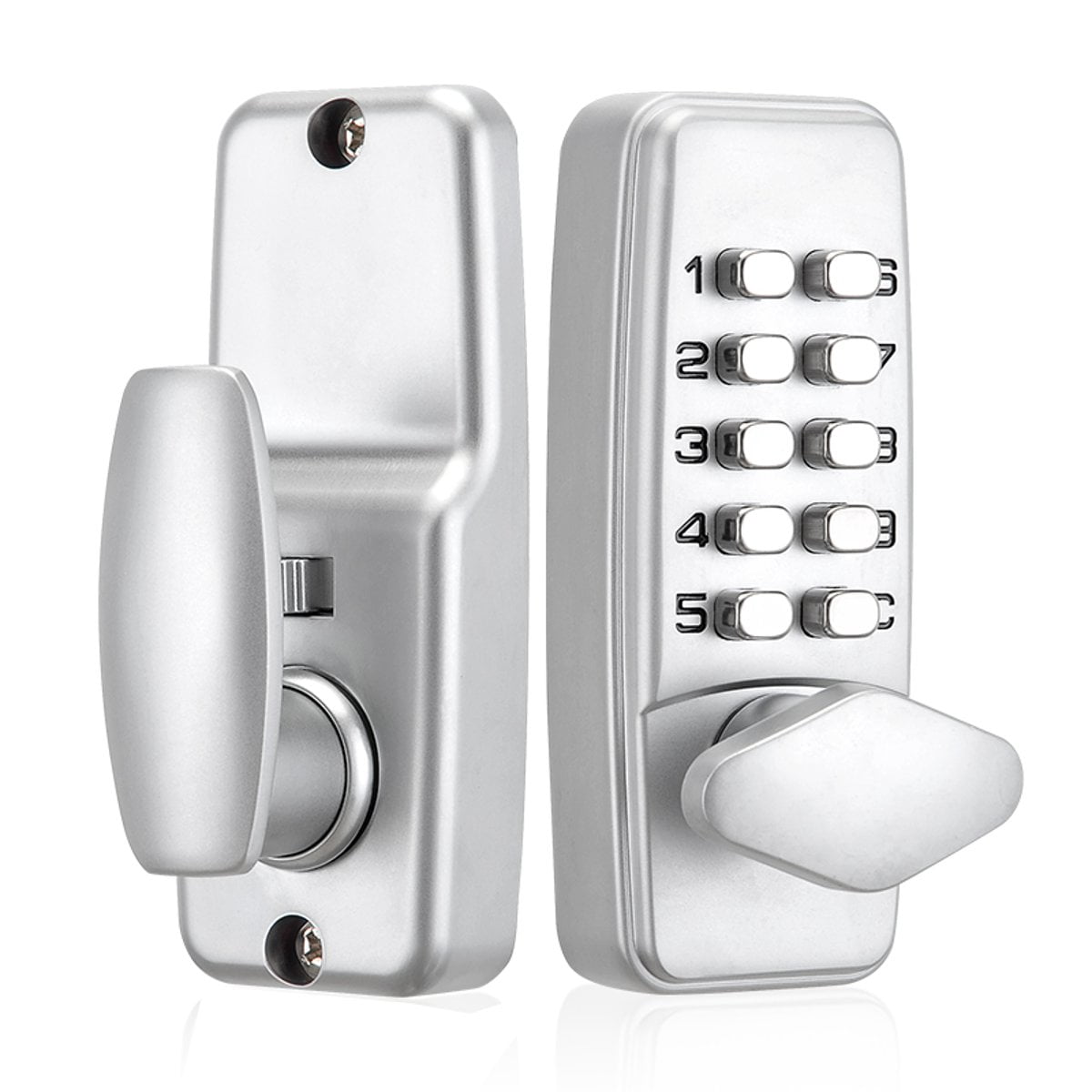 New Mechanical Door Lock Keyless Access Digital Pin Code Exterior Combination 