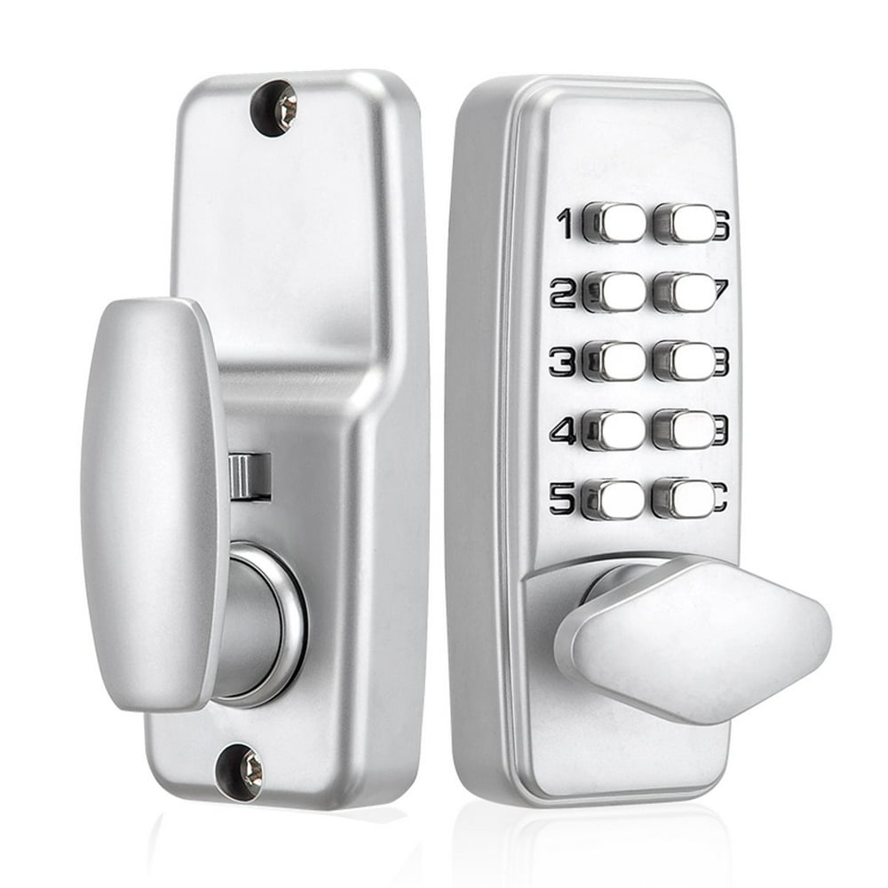 Electric Keyless Entry Door Lock Mechanical Digital Code