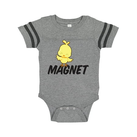 

Inktastic Im a Chick Magnet Gift Baby Boy Bodysuit