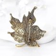 thumbnail image 4 of Bufanda disfraz regalo ropa de boda para mujer accesorio planta moda broche Pin joyería hoja de arce diamantes de imitación, 4 of 5