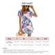 thumbnail image 3 of Vestido playero de mujer con escote en V, vestido playero corto de manga corta, vestido playero de alta intensidad, 3 of 3