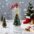 thumbnail image 4 of Christmas Tree Message in a Bottle, Recording Message in a Bottle Voice Recording, Christmas Tree Voice Ornament, Unique Xmas Gifts, Snowy Scene Nostalgic for Home Festive Party Decor(1PC), 4 of 7
