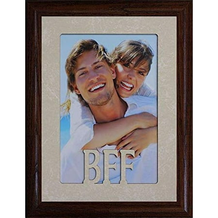 BFF ~ Best Friends Forever Portrait Picture Frame ~ Holds A 4X6 Or Cropped 5X7 Picture ~ Wonderful Keepsake Gift For A Best (Photos Best Friends Forever)