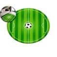 thumbnail image 2 of Sports Area Rug, Football Shaped Floor Mat (24x24 Inch) – Ultra-Soft Sports Theme Area Rug with Backing for Bedroom, Dorm, Hallway & Porch, 2 of 6
