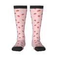 thumbnail image 2 of Picia Women Crew Soft Moisture-wicking Socks Floral Strawberr Pattern Design Cotton Socks, One Size fit All, 2 of 9