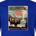 thumbnail image 4 of Inktastic Yellowstone National Park Long Sleeve Youth T-Shirt, 4 of 5