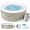 Brown, variant on 4-6 Person Outdoor Portable Inflatable Heated Hot Tub with 130 Bubble Jets, Square Inflatable Heated Pool Spa with Insulated Cover, Insulated Cover and Carry Bag, Blue