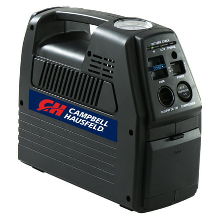 Campbell Hausfeld 12V Rechargeable Inflator & Power Supply (Best Co2 Tire Inflator)