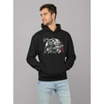 thumbnail image 2 of Krampus Santa Beer Naughty Christmas Men's Hoodie, 2 of 4