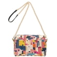 thumbnail image 2 of FORMRS Women Crossbody Purse with Chain Strap Vegan Leather Shoulder Handbag, Art Geometric, 2 of 7