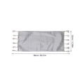 thumbnail image 2 of LOLIPPYY Water Resistant Microwave Oven Cover Grey Polyester Appliance Covers for Kitchen Use 1Set, 2 of 8