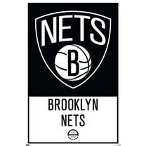 NBA Brooklyn Nets - Logo 21 Wall Poster, 22.375" x 34"