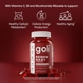 thumbnail image 6 of Goli Nutrition Renew NAD+ Gummies with Nicotinamide Riboside, 60 Count, 6 of 8