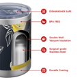 thumbnail image 4 of 12oz Tumblers Yellow Lemon Fruit Slices DarkBlue Vacuum Insulated Stainless Steel Travel Tumbler Cups Mug with Lid and Straw for Beer,Coffee,Beverages with Cleaning Brush for Cold Hot Drinks, 4 of 5