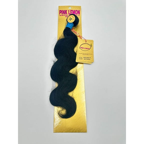 Pink Lemon Body Wave Virgin Human Hair Bundle – Natural